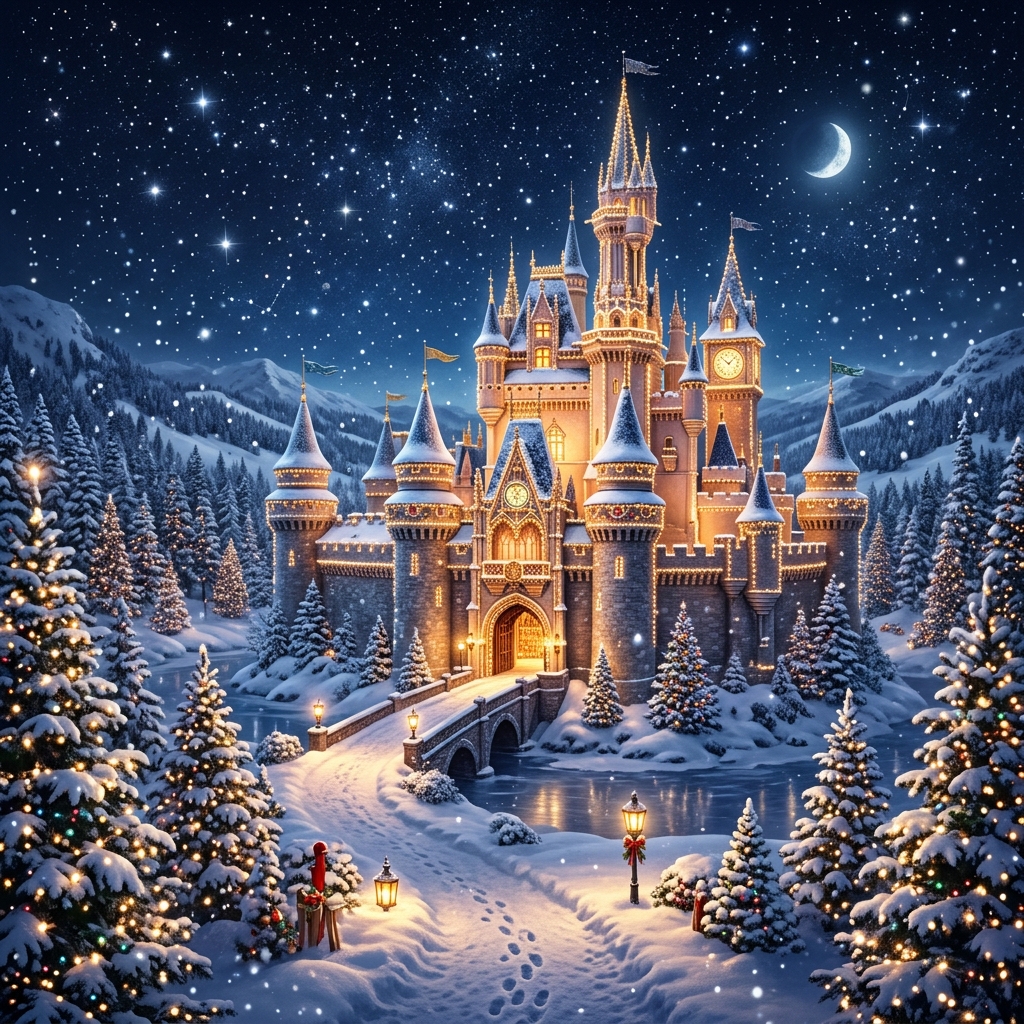Winter Fairytale Castle